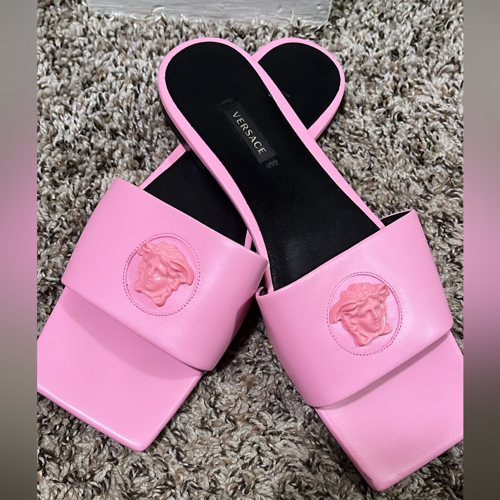 Pink Versace Brand Sandals